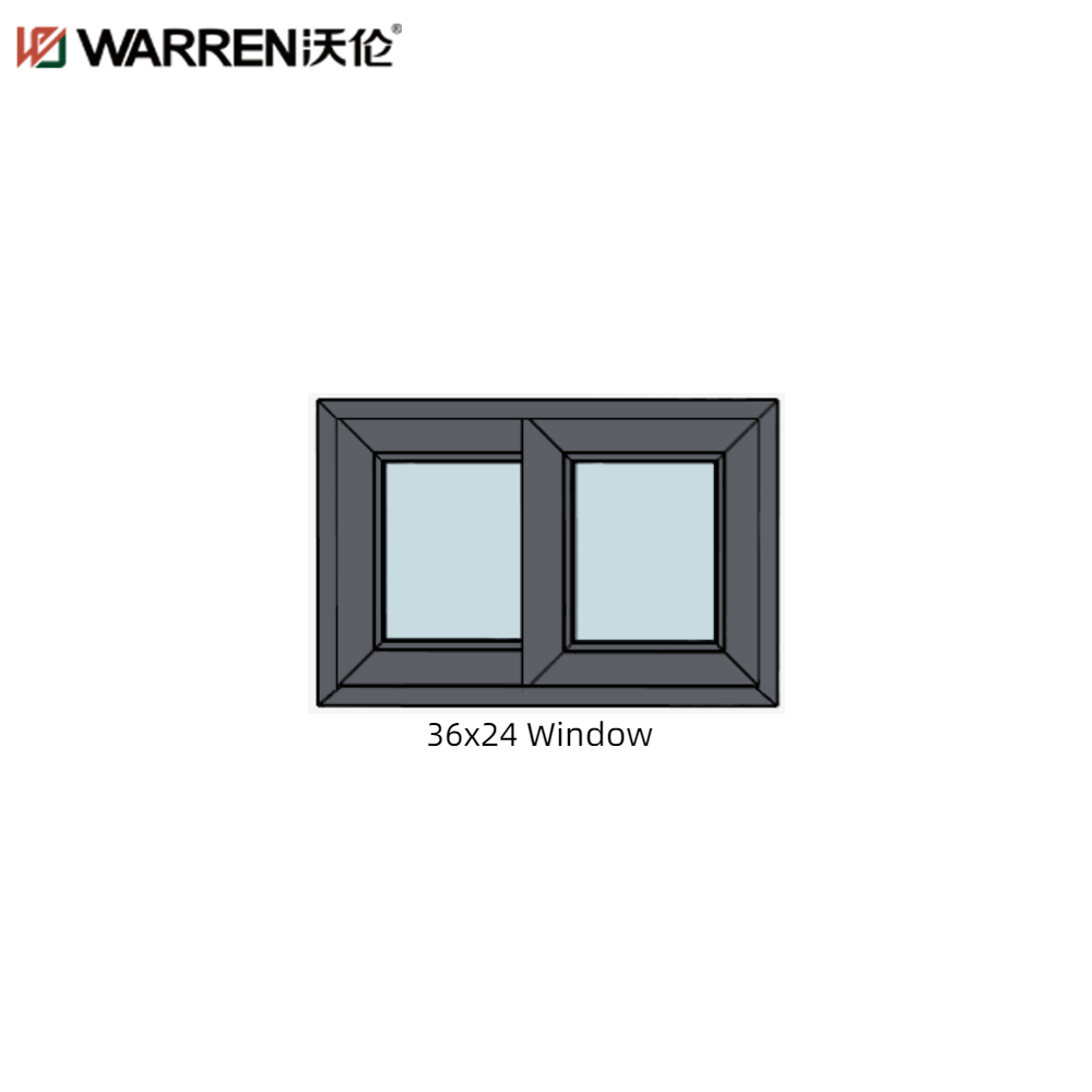 WDMA 36x24 Sliding Window Internal Sliding Window With Fixed Glass Bro CHINA WDMA
