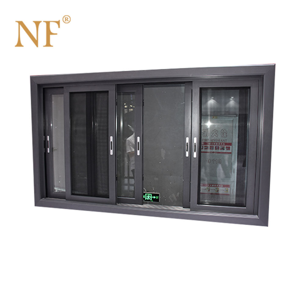 Aluminium Extrusion Building Material Horizontal Sliding Windows with ...