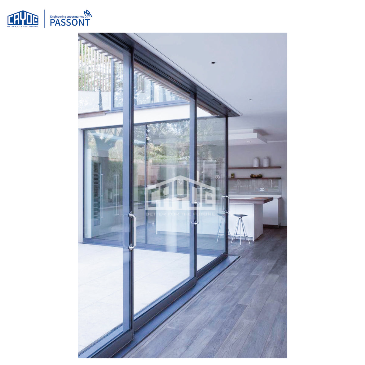 Slim frame aluminum sliding patio glass door philippines price and des