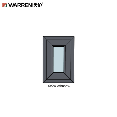 Warren 16x24 Casement Aluminium Double Glazing Gray General Window Rough Opening