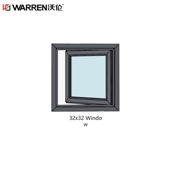 32x32 Outswing Opening Aluminium Tinted Glass Blue Standard Window Sizes