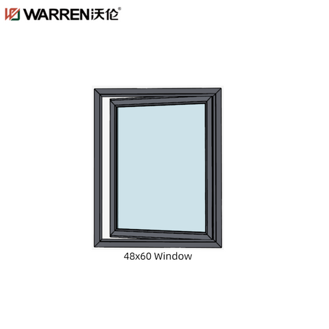 Warren 48x60 Double Pane Window Double Glazing Aluminium Frames Window European Style Windows Cost