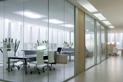 12mm tempered glass sliding office door wall panel cost on China WDMA