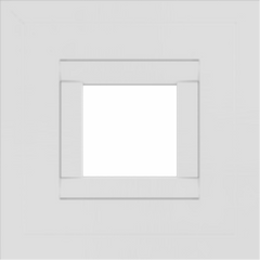 WDMA 12x12 (11.5 x 11.5 inch) Vinyl uPVC White Picture Window without Grids-2