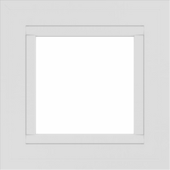 WDMA 18x18 (17.5 x 17.5 inch) Vinyl uPVC White Picture Window without Grids-2