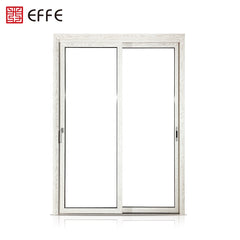 2 panel glass door exterior white fixed aluminum storm double leaf louvered doors on China WDMA