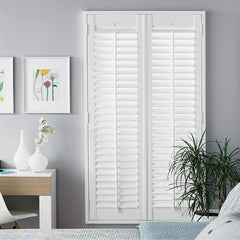 2016 china window shutters built-in windows with shutters plantation basswood on China WDMA