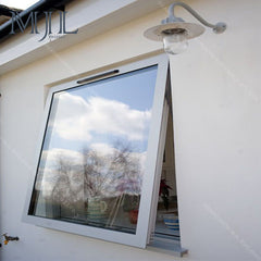 2018 Hot Sell Factory Price White Color Aluminum Double Top Hung Window on China WDMA