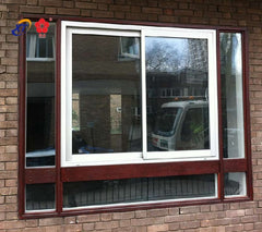2018 New Design Blind Inside Double Aluminium ProfilesSliding Window for Kenya / Horizontal Sliding Sash on China WDMA