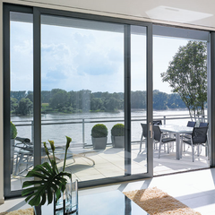 2019 New design Heat insulation aluminium framed sliding glass door on China WDMA