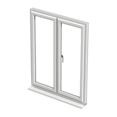 2019 hot sales aluminum glass window with screen swing panel frame on China WDMA