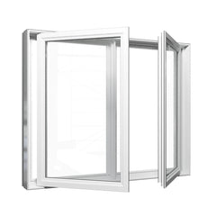 2019 latest aluminum frame casement window design foshan factory double glazing on China WDMA