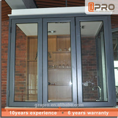 2020 Most popular cheap house folding glass windows aluminum folding window doors folding deck balcony window on China WDMA