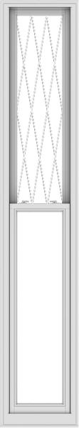 WDMA 20x108 (19.5 x 107.5 inch)  Aluminum Single Double Hung Window with Diamond Grids