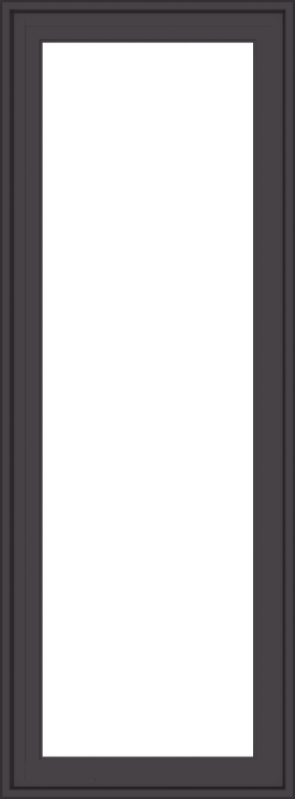 WDMA 20x54 (19.5 x 53.5 inch) Pine Wood Dark Grey Aluminum Crank out C ...
