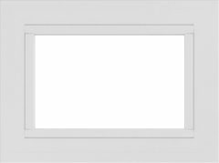WDMA 24x18 (23.5 x 17.5 inch) Vinyl uPVC White Picture Window without Grids-2