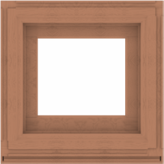 WDMA 24x24 (23.5 x 23.5 inch) Composite Wood Aluminum-Clad Picture Window without Grids-4