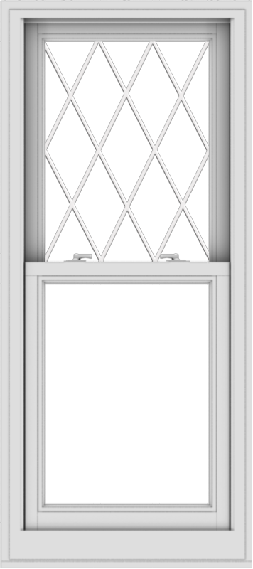 WDMA 24x54 (23.5 x 53.5 inch) Aluminum Single Double Hung Window with ...