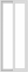 WDMA 24x60 (23.5 x 59.5 inch) Vinyl uPVC White Slide Window without Grids Exterior