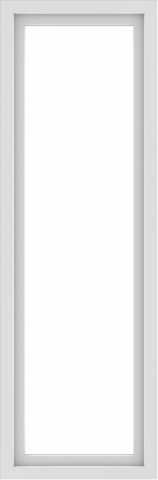 WDMA 24x72 (23.5 x 71.5 inch) Vinyl uPVC White Picture Window without Grids-1