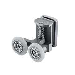 304 stainless steel New style wheel sliding door roller track and wheels for shower door on China WDMA