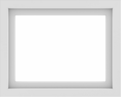 WDMA 30x24 (29.5 x 23.5 inch) Vinyl uPVC White Picture Window without Grids-1