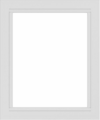 WDMA 30x36 (29.5 x 35.5 inch) Vinyl uPVC White Picture Window without Grids-2