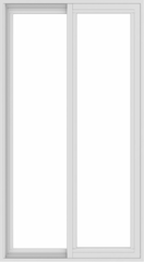 WDMA 30x54 (29.5 x 53.5 inch) Vinyl uPVC White Slide Window without Grids Exterior