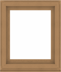 WDMA 34x40 (33.5 x 39.5 inch) Composite Wood Aluminum-Clad Picture Window without Grids-1