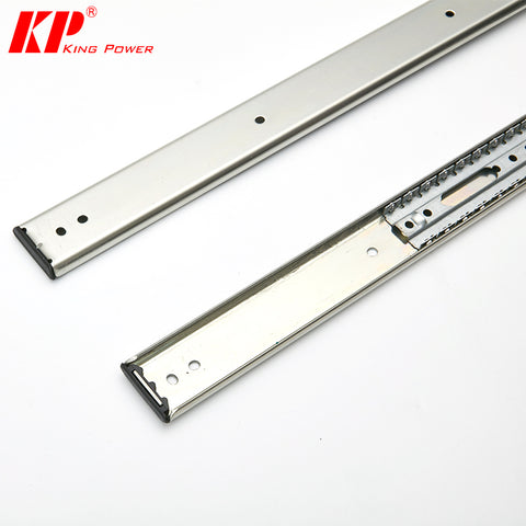 35mm Telescopic Ball Bearing Flipper Door Slider With Fold Drawer Channel on China WDMA