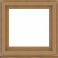 WDMA 34x34 (33.5 x 33.5 inch) Composite Wood Aluminum-Clad Picture Window without Grids-1