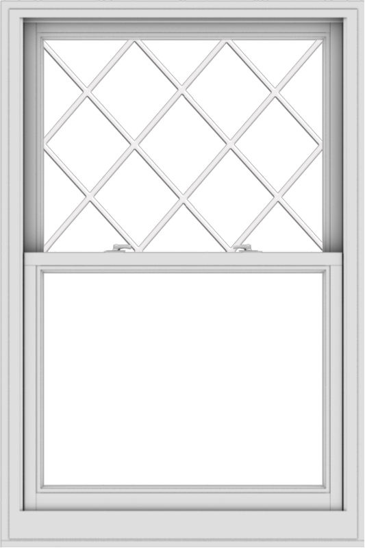 WDMA 36x54 (35.5 x 53.5 inch) Aluminum Single Double Hung Window with ...