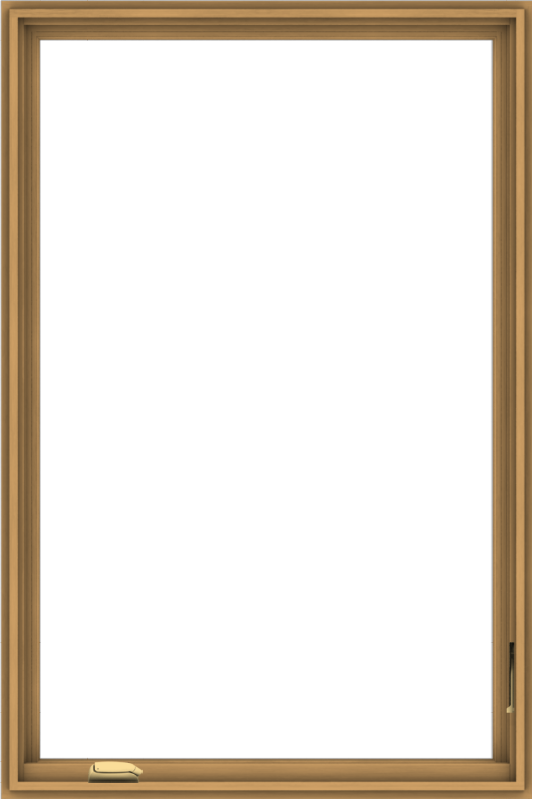 WDMA 36x54 (35.5 x 53.5 inch) Pine Wood Dark Grey Aluminum Crank out C ...