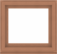 WDMA 38x36 (37.5 x 35.5 inch) Composite Wood Aluminum-Clad Picture Window without Grids-4
