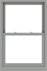 WDMA 38x57 (37.5 x 56.5 inch)  Aluminum Single Double Hung Window without Grids-1