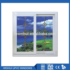 4 Panel Slide Impact Resistant Louvre Glass Horizontal Sliding Vinyl Interior Office Double Open Vertical Blade Storm Window on China WDMA