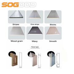 40mm thickness panel mahogany colored wood grain modern 16x7 garage door on China WDMA