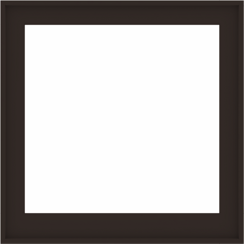 WDMA 40x40 (39.5 x 39.5 inch) Composite Wood Aluminum-Clad Picture Window without Grids-6