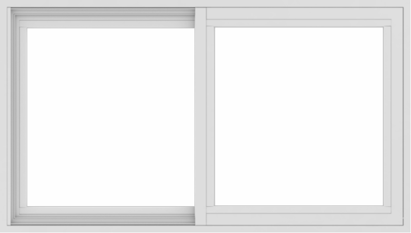 WDMA 42x24 (41.5 x 23.5 inch) White Brown Black Vinyl uPVC Slide Windo ...