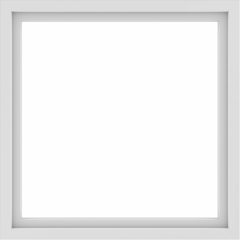 WDMA 42x42 (41.5 x 41.5 inch) Vinyl uPVC White Picture Window without Grids-1