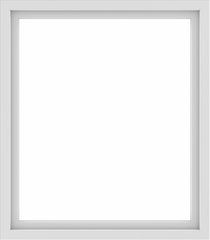 WDMA 42x48 (41.5 x 47.5 inch) Vinyl uPVC White Picture Window without Grids-1