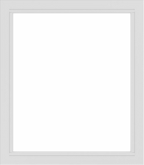 WDMA 42x48 (41.5 x 47.5 inch) Vinyl uPVC White Picture Window without Grids-2