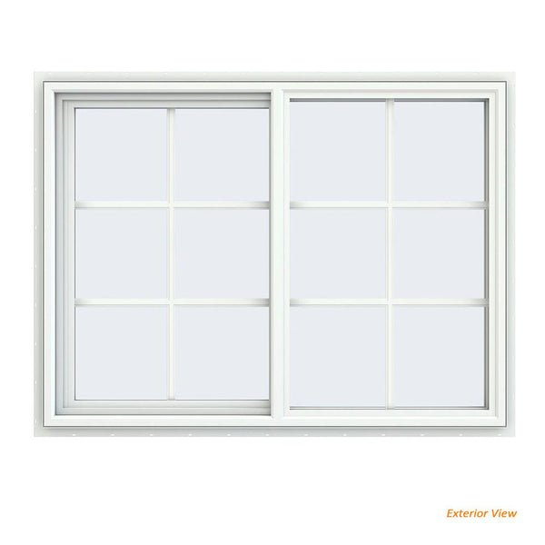 45 Inch Window 46x46 45x45 White Aluminium / Vinyl / uPVC Sliding Window With Colonia ...