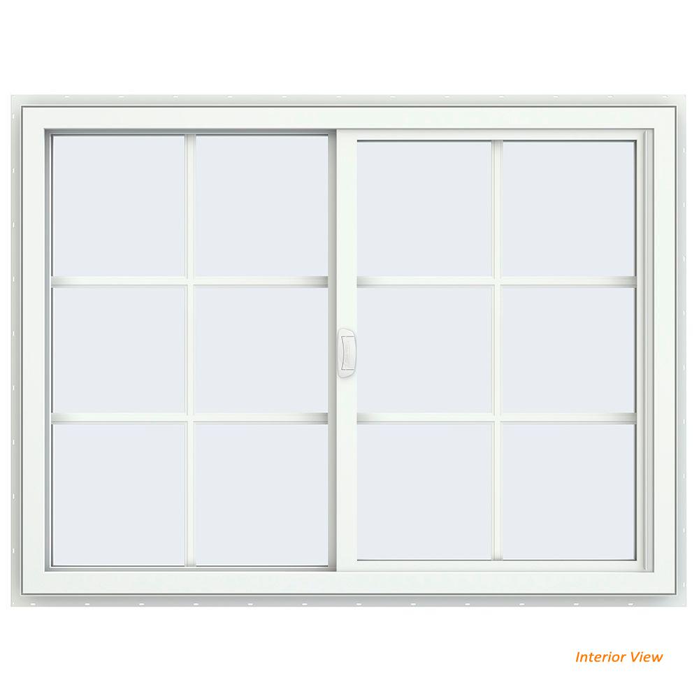 45 Inch Window 46x46 45x45 White Aluminium / Vinyl / uPVC Sliding Window With Colonia ...