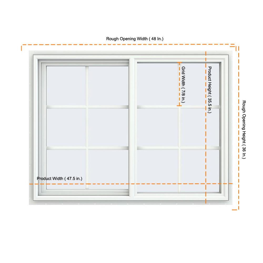 46x46 45x45 White Aluminium / Vinyl / uPVC Sliding Window With Colonia ...