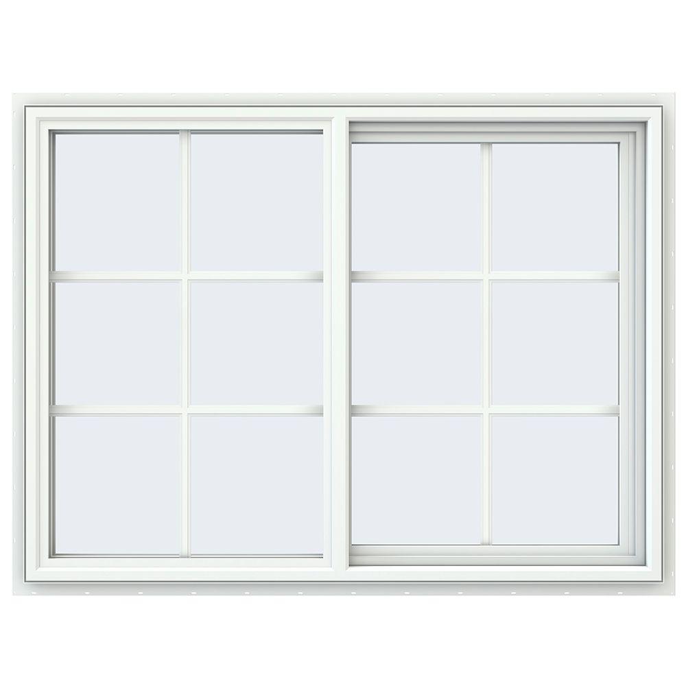 45 Inch Window 46x46 45x45 White Aluminium / Vinyl / uPVC Sliding Window With Colonia ...