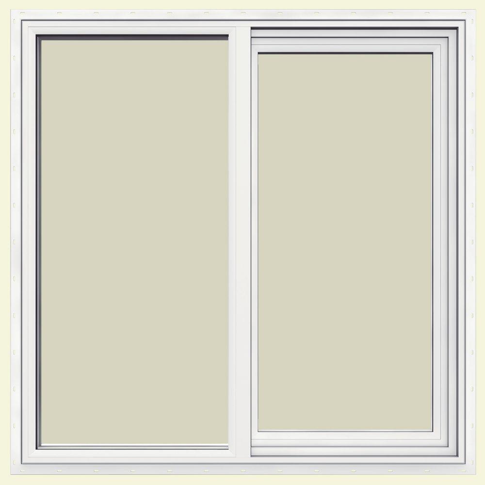46x46 45x45 White Aluminum Sliding Window – CHINA WDMA