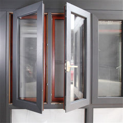 48 x 48 aluminium profile framed casement window with tinted glass on China WDMA