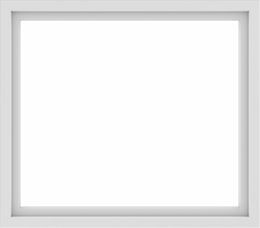 WDMA 48x42 (47.5 x 41.5 inch) Vinyl uPVC White Picture Window without Grids-1