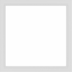 WDMA 48x48 (47.5 x 47.5 inch) Vinyl uPVC White Picture Window without Grids-2
